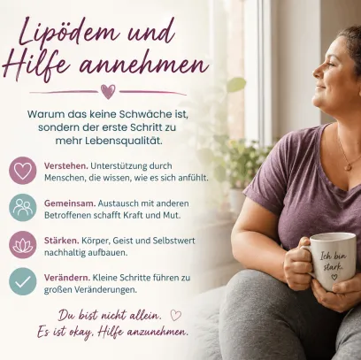 Lipödem: Warum Hilfe annehmen keine Schwäche ist